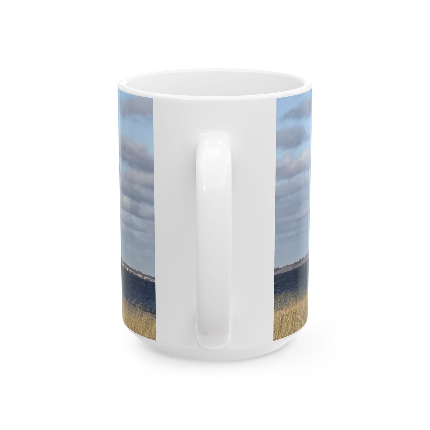 Coastal Horizon Ceramic Coffee Mug