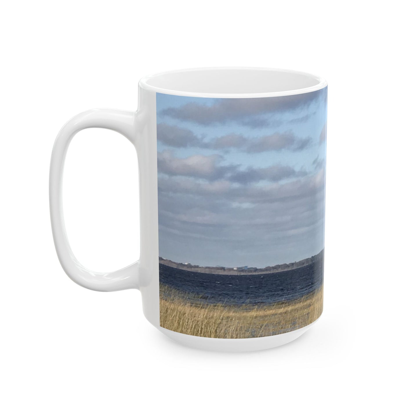 Coastal Horizon Ceramic Coffee Mug