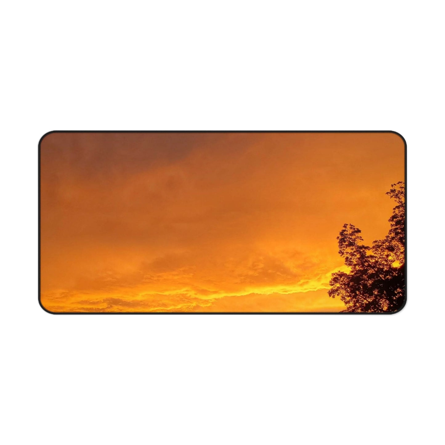 Golden Hour Desk Mat | Golden Sky Mouse Pad Desk Pad | Photos by Phae