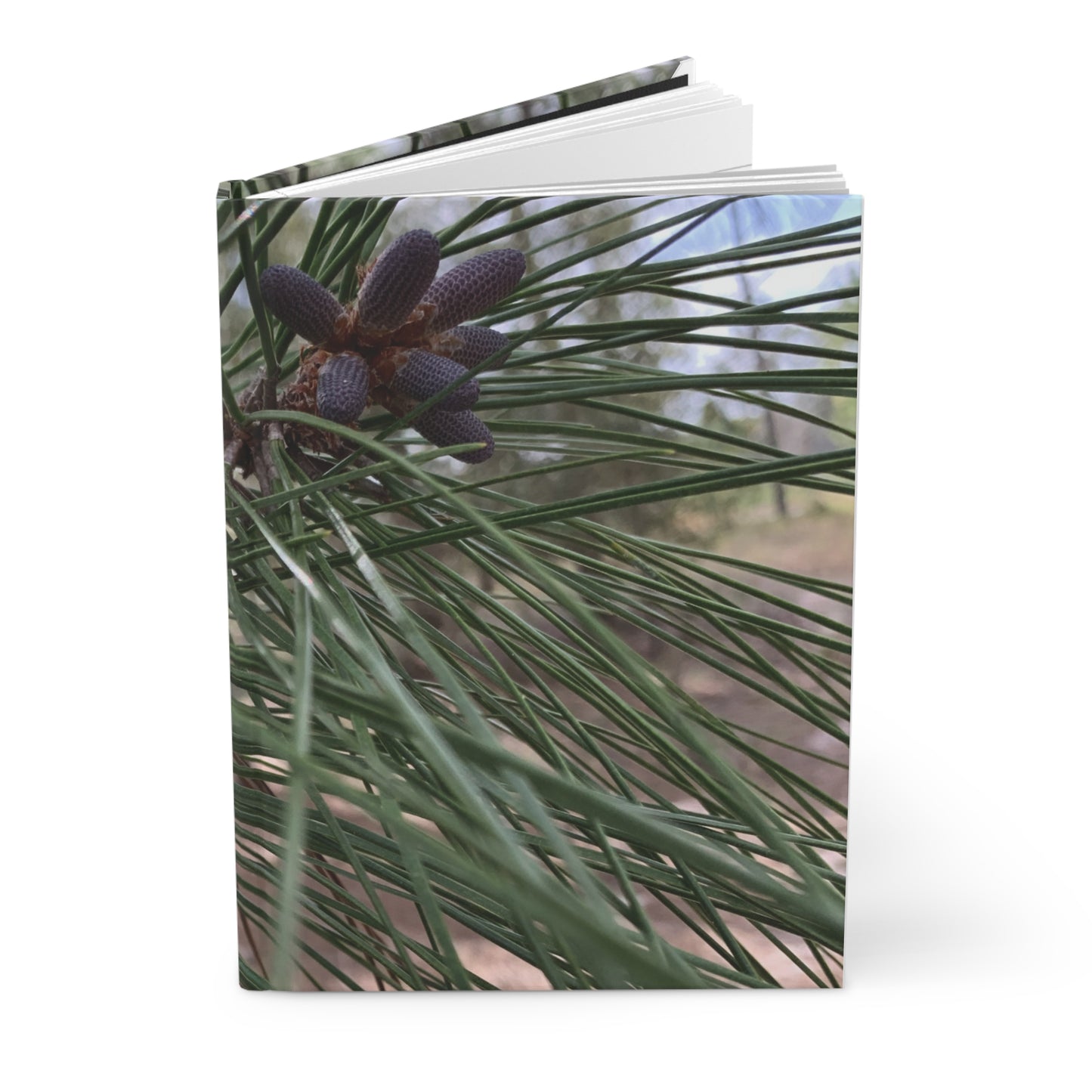 Pine Needle Hardcover Journal
