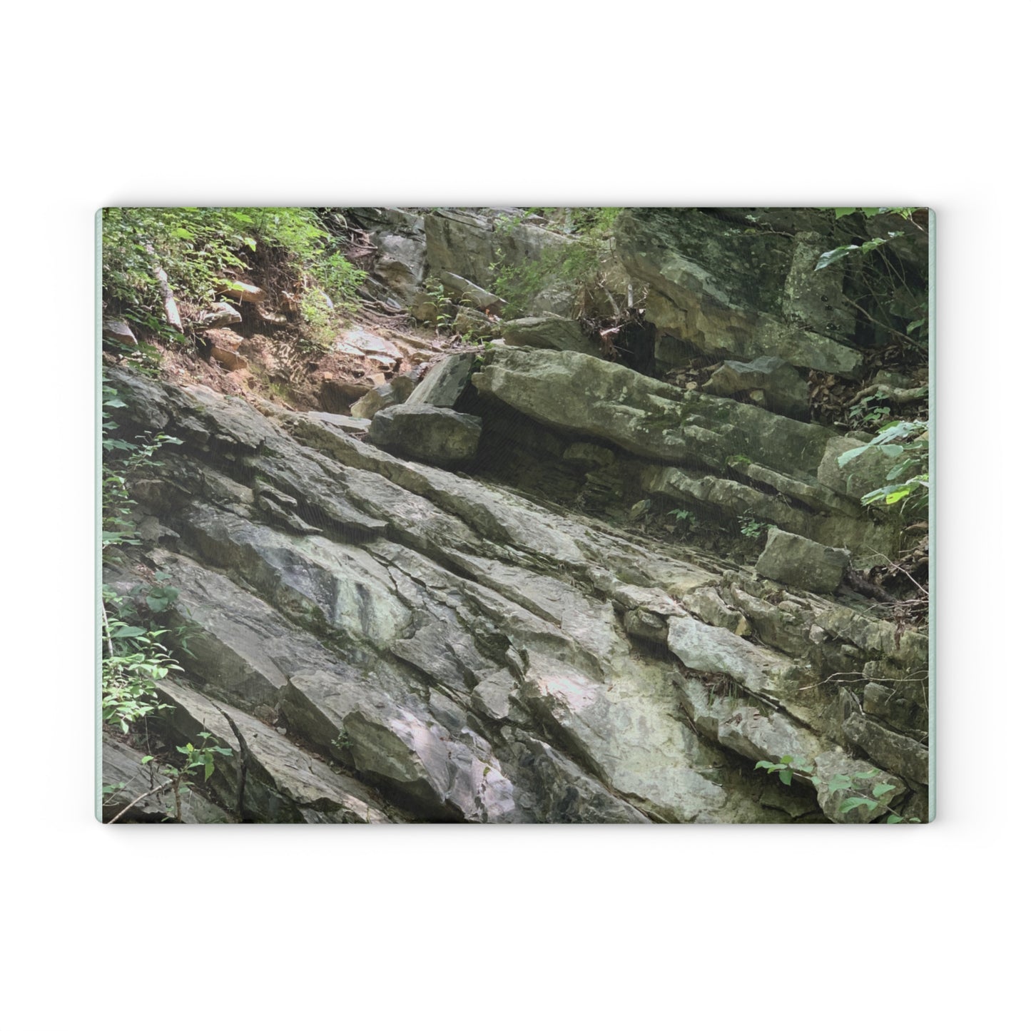 Where the Water Wanders River Glass Cutting Board