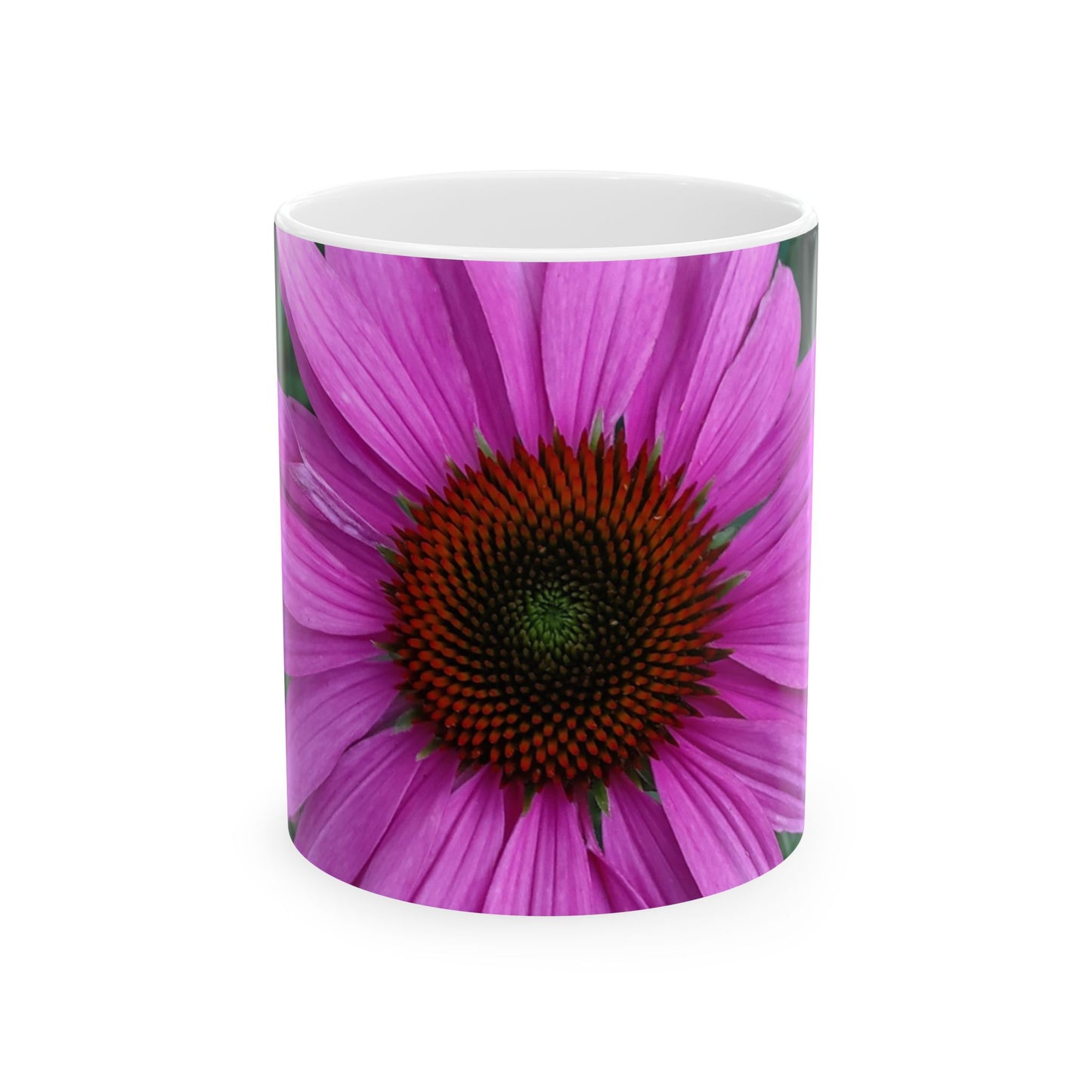 Pink Coneflower Mug – Floral Photography Coffee Mug | Vibrant Flower Ceramic Mug