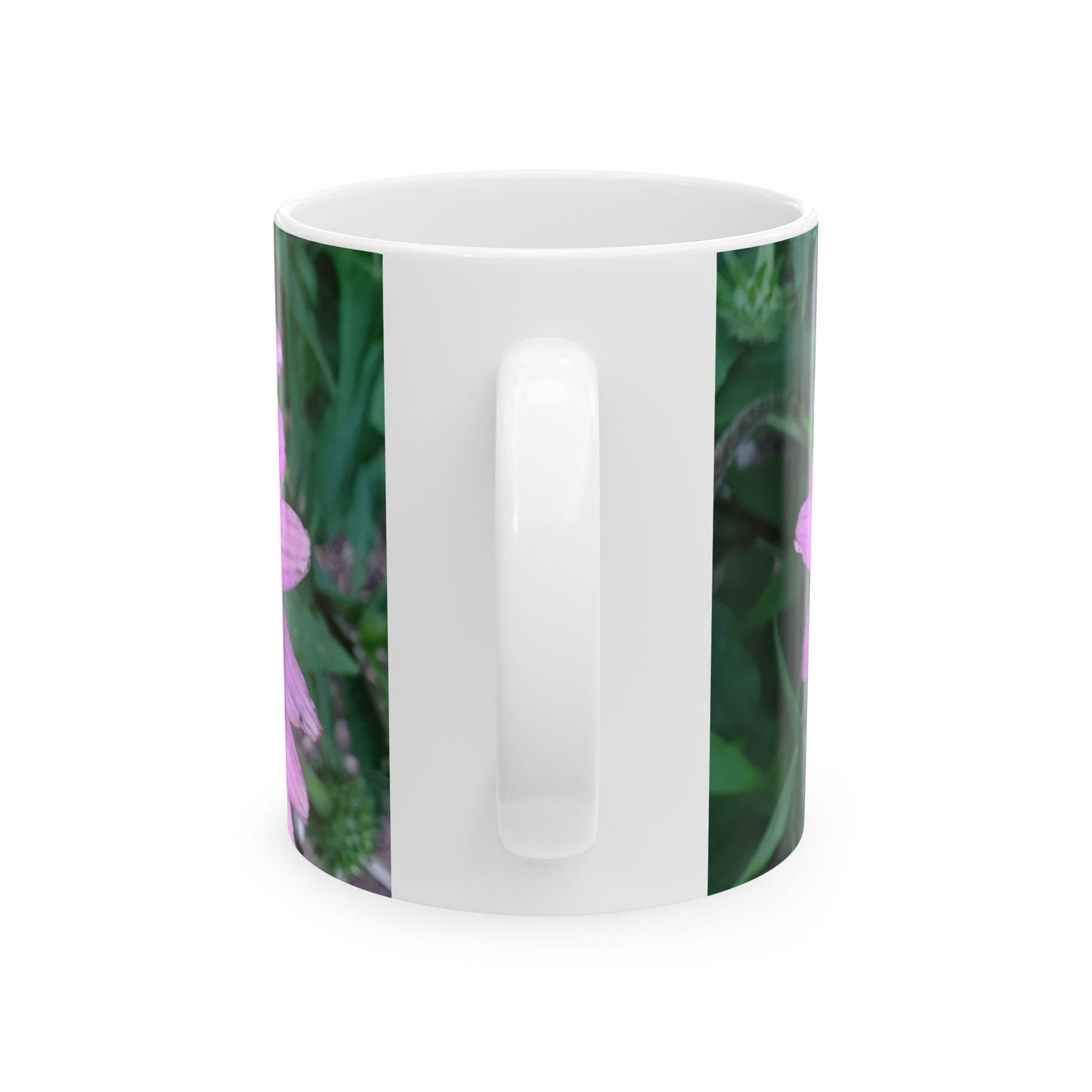 Pink Coneflower Mug – Floral Photography Coffee Mug | Vibrant Flower Ceramic Mug