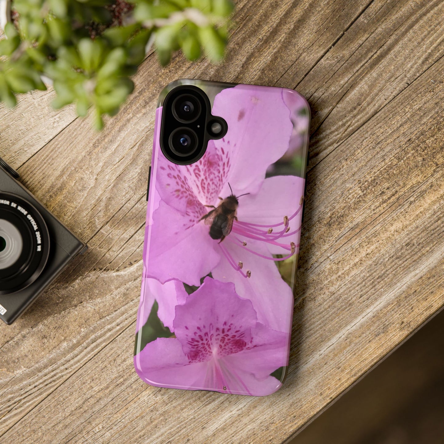 Gathering Quietly Tough Phone Case | Botanical Bee iPhone Case | Photos by Phae