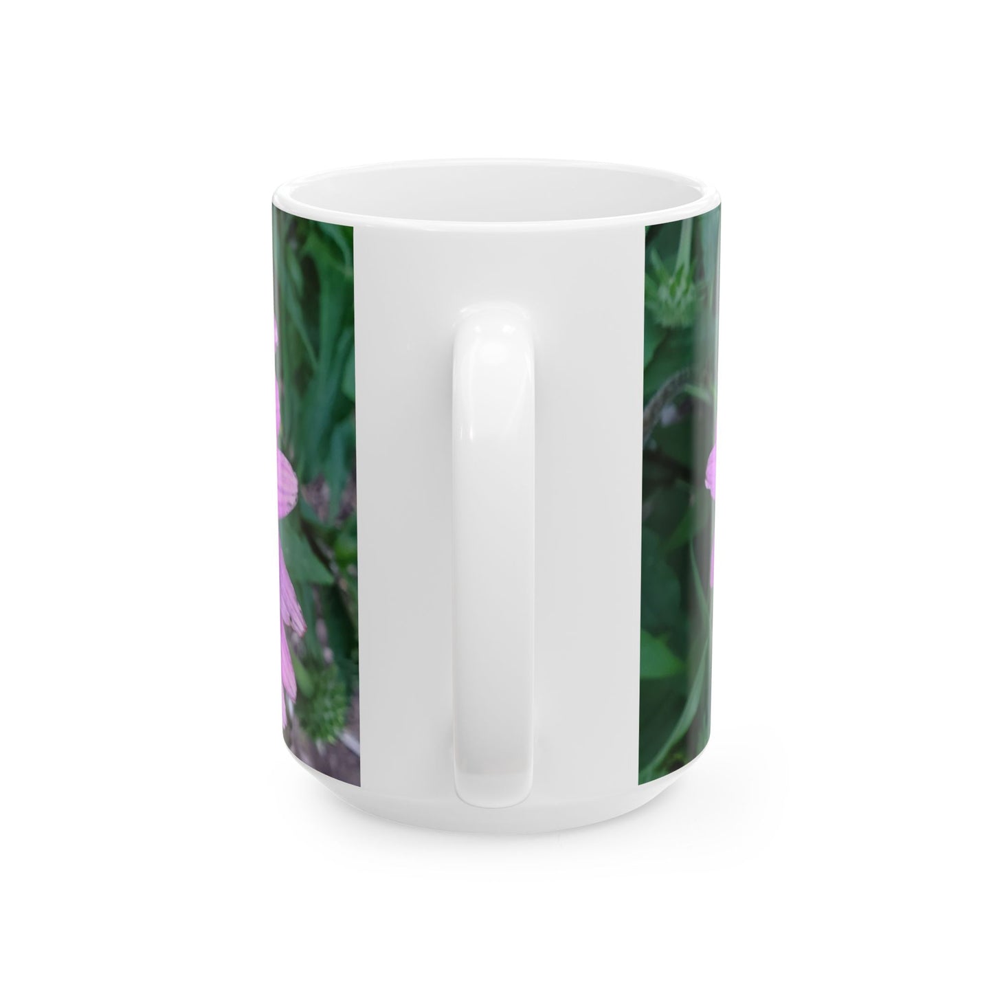 Pink Coneflower Mug – Floral Photography Coffee Mug | Vibrant Flower Ceramic Mug
