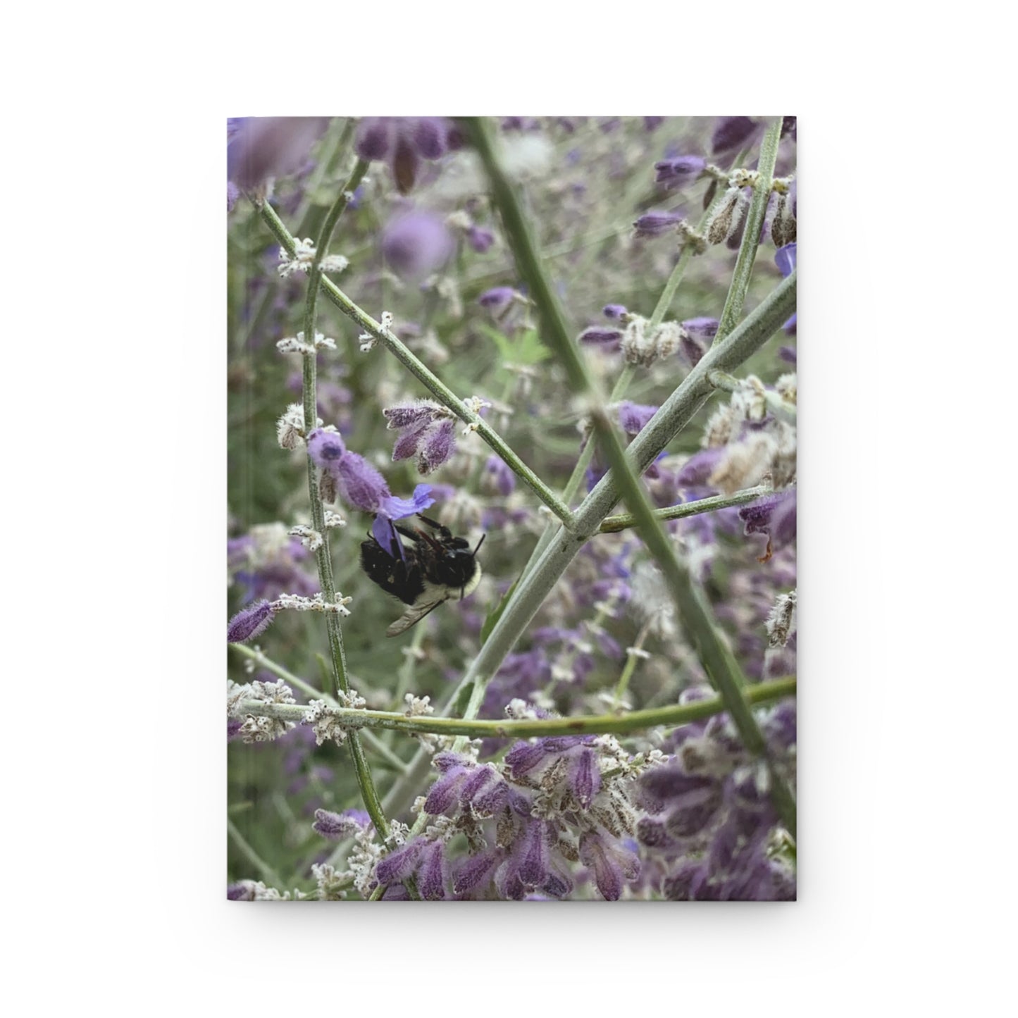 Lavender Wildflower Hardcover Journal