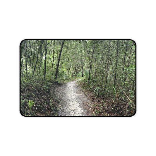 Into the Stillness Desk Pad | Nature Desk Mat | Woodland Workspace Decor | Photos by Phae