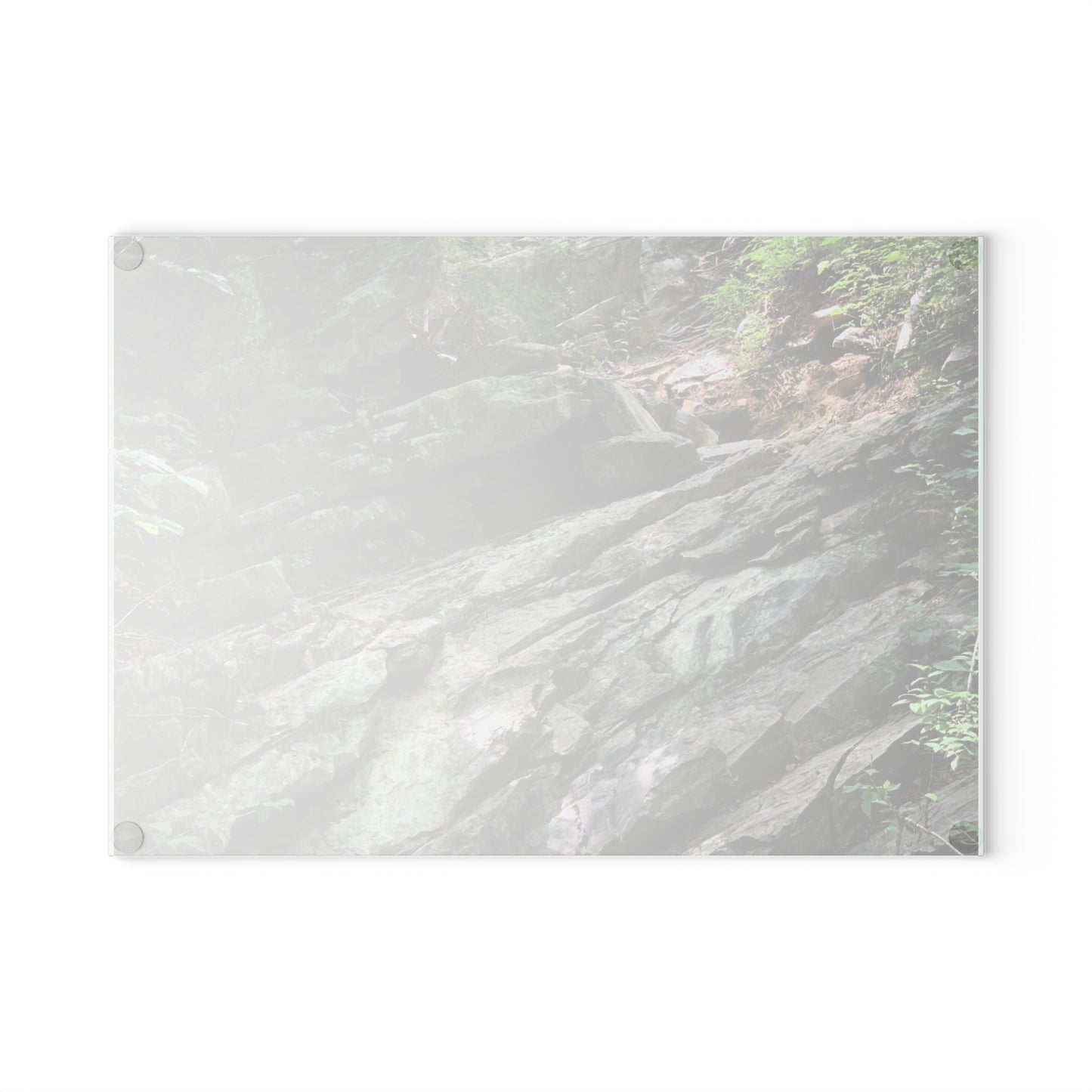 Where the Water Wanders River Glass Cutting Board