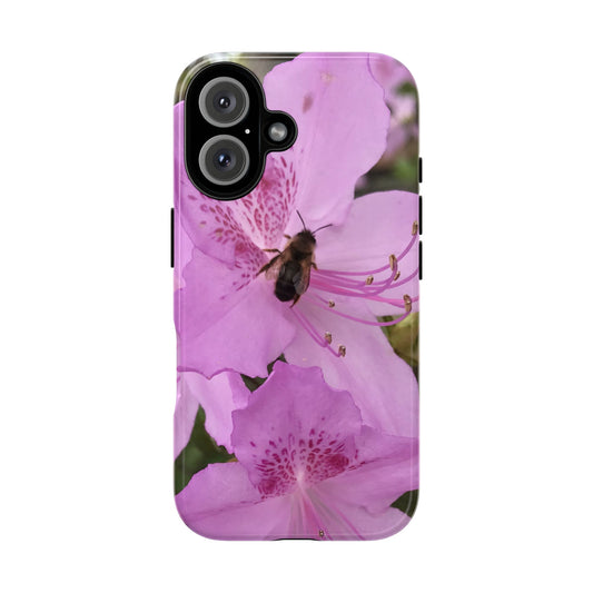 Gathering Quietly Tough Phone Case | Botanical Bee iPhone Case | Photos by Phae