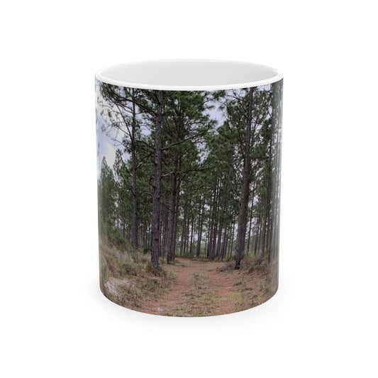 Forest Path Mug – Nature Photography Coffee Mug | Woodland Trail Ceramic Mug