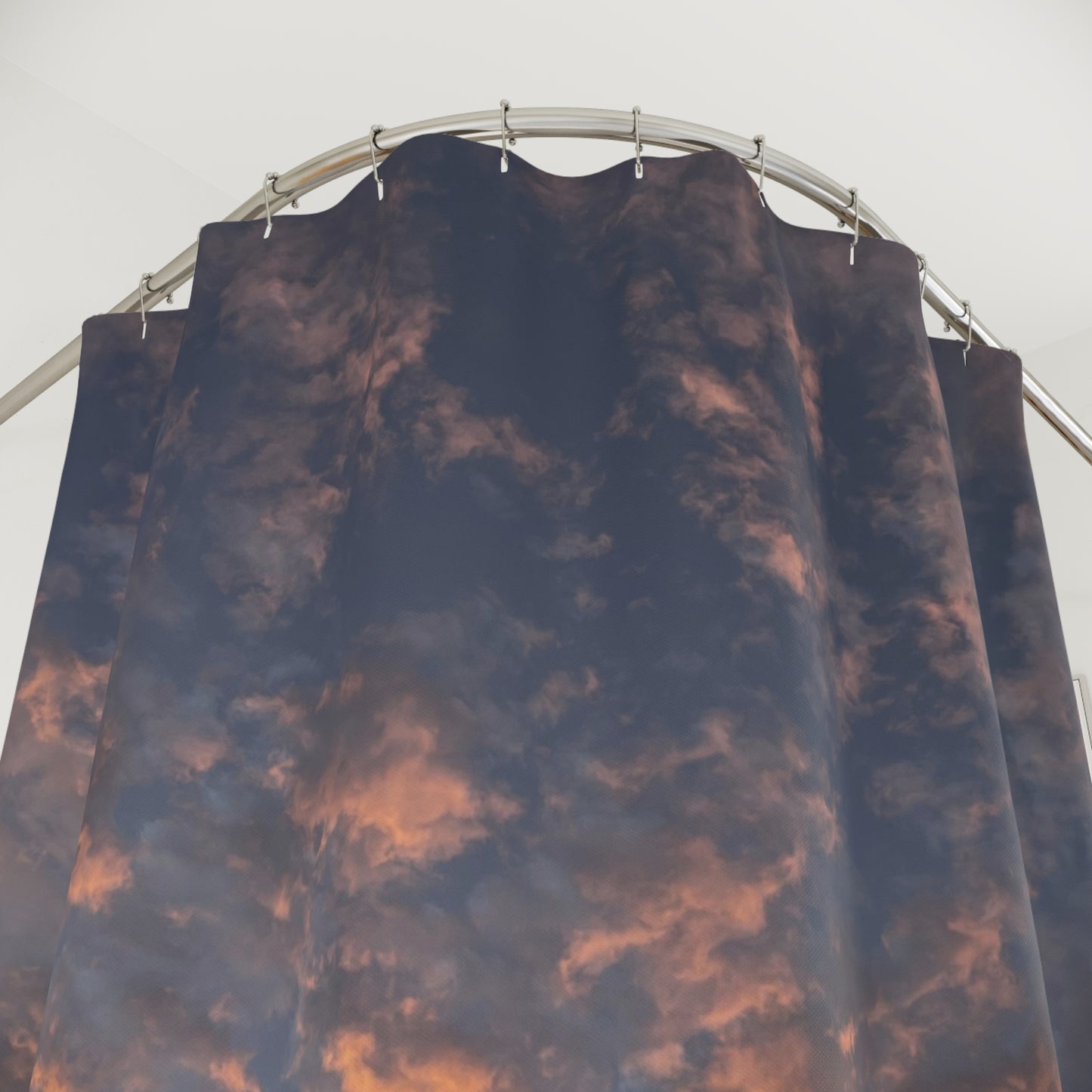 Sky on Fire Sunset Shower Curtain