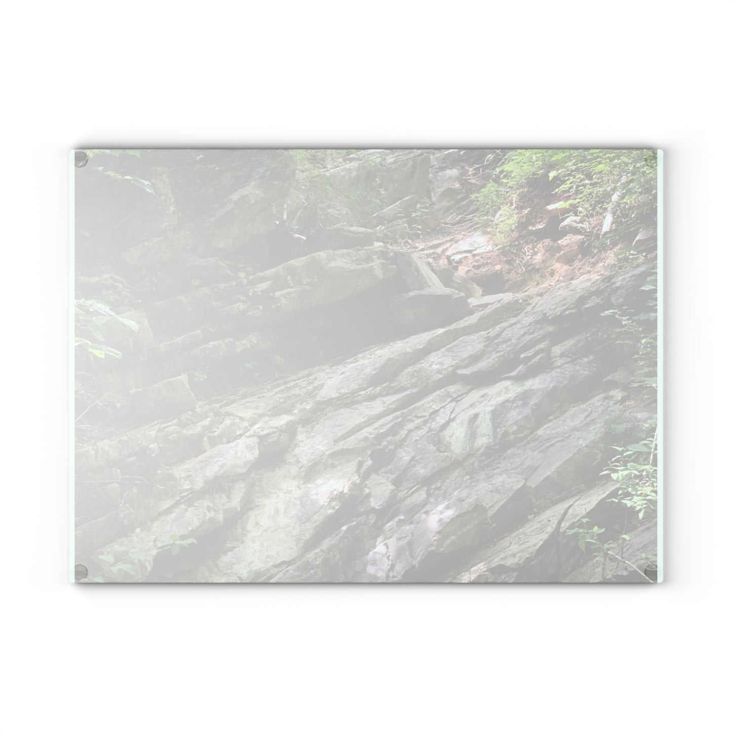 Where the Water Wanders River Glass Cutting Board