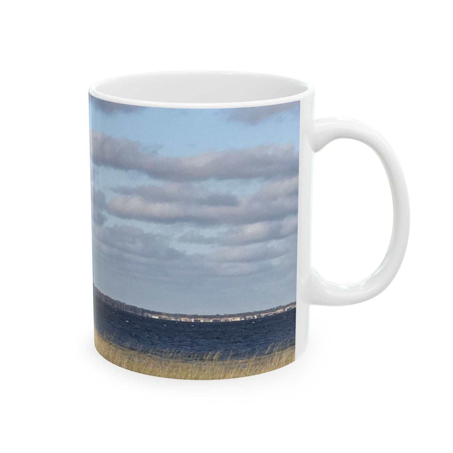 Coastal Horizon Ceramic Coffee Mug