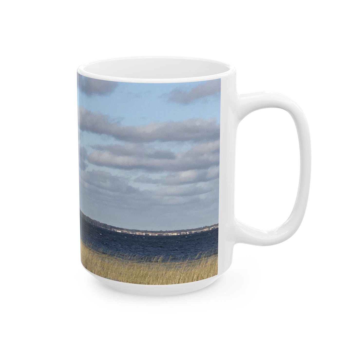 Coastal Horizon Ceramic Coffee Mug