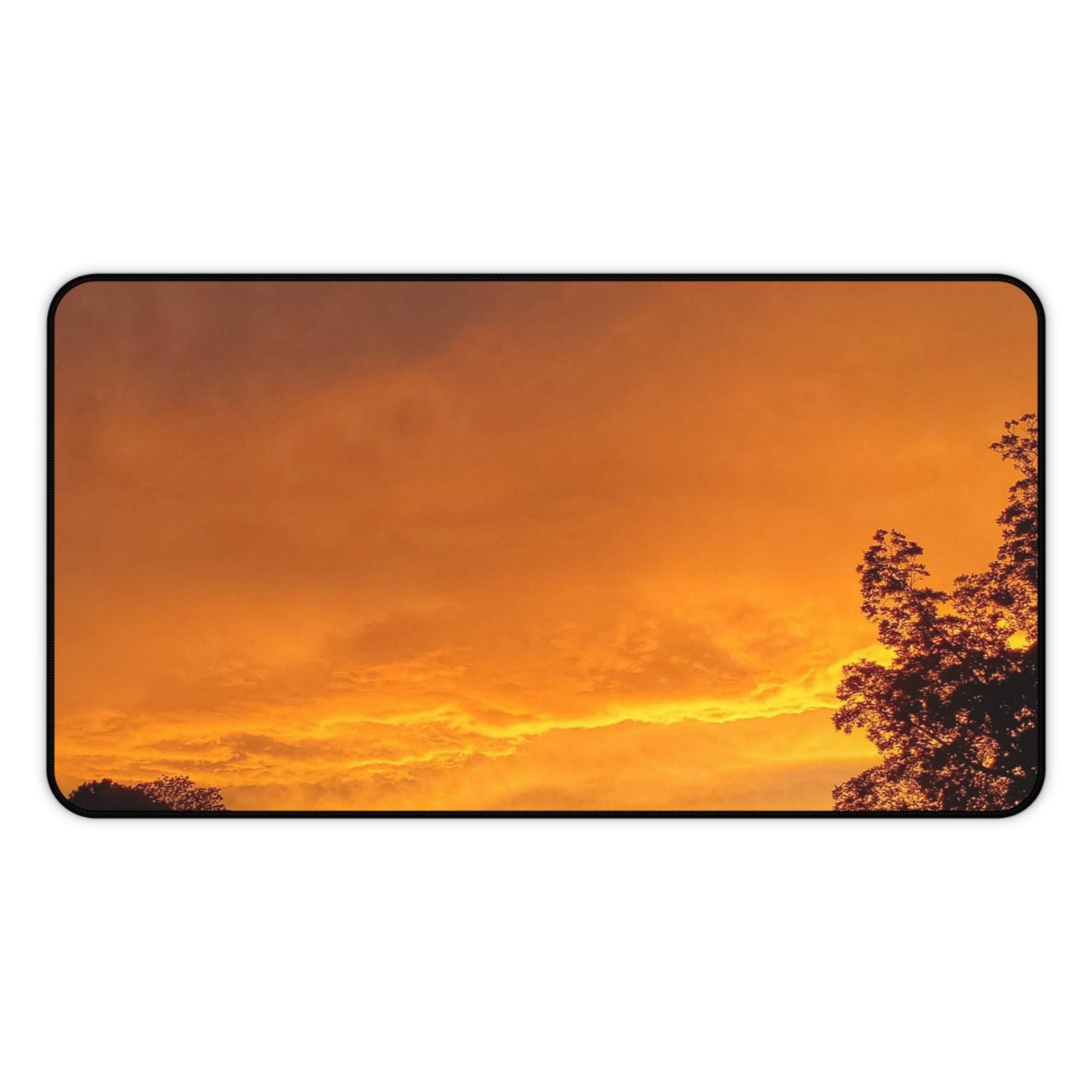 Golden Hour Desk Mat | Golden Sky Mouse Pad Desk Pad | Photos by Phae