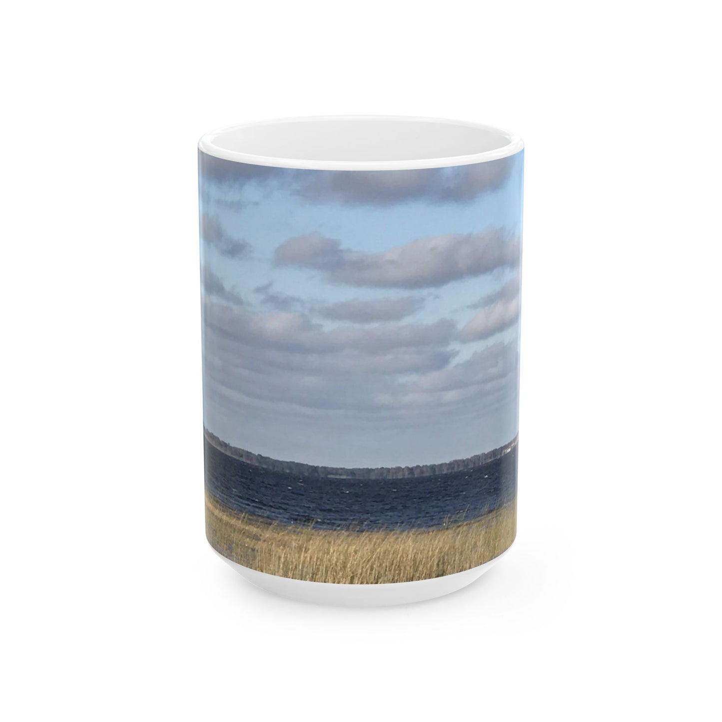 Coastal Horizon Ceramic Coffee Mug