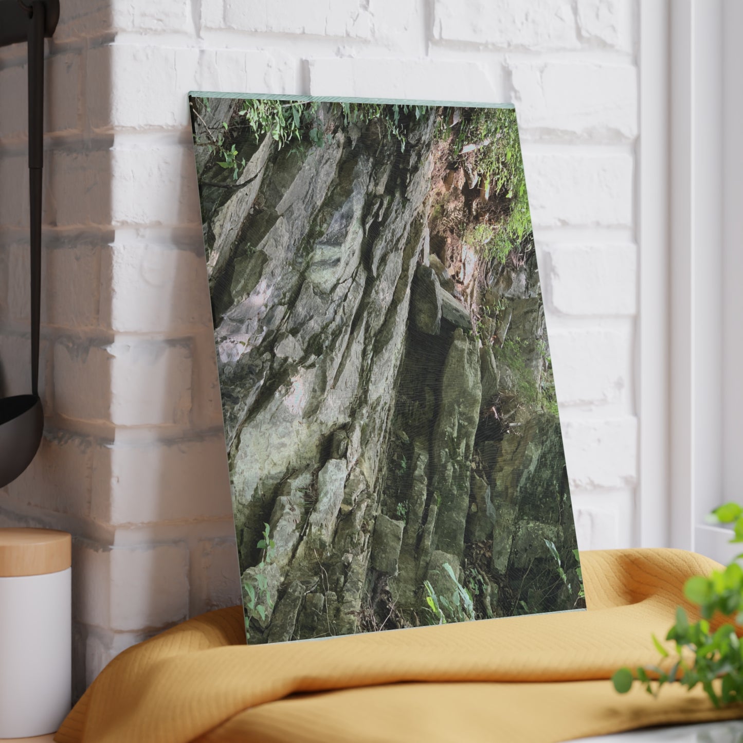Where the Water Wanders River Glass Cutting Board