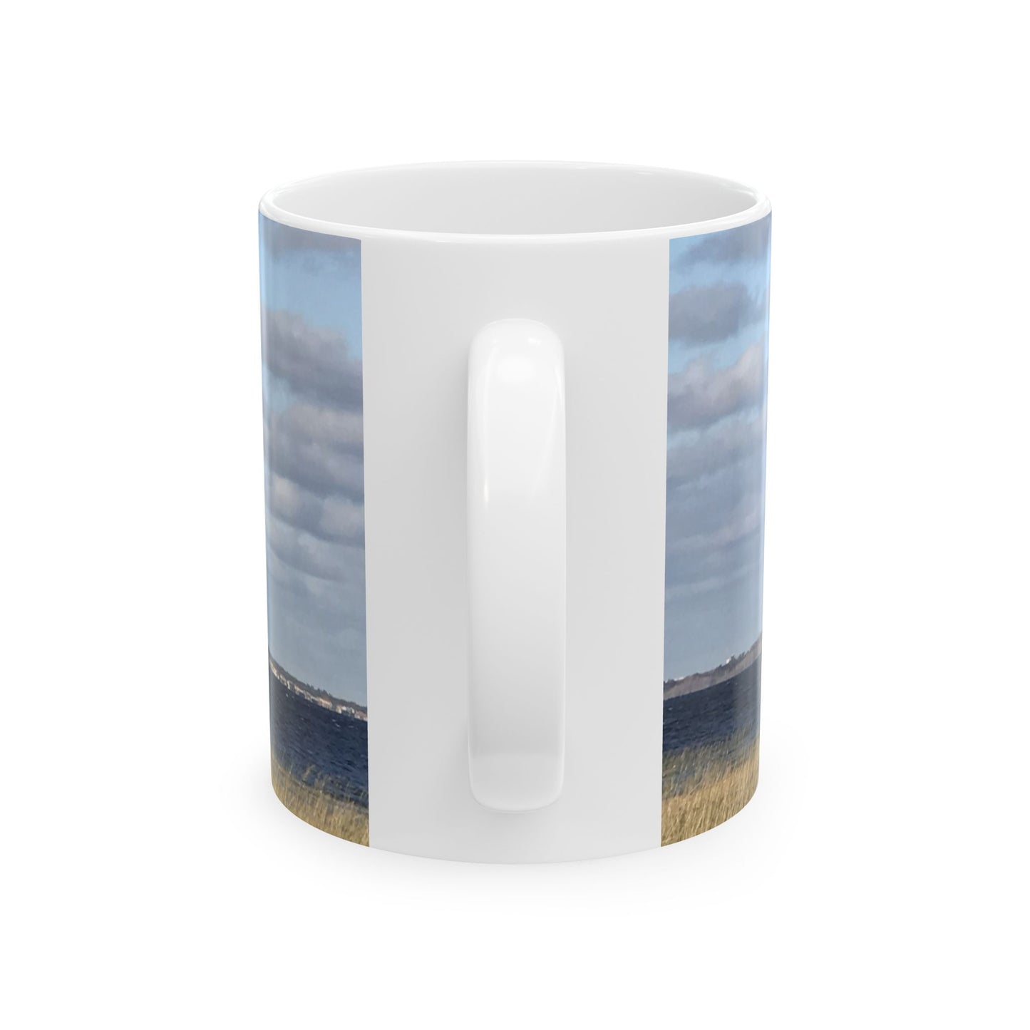 Coastal Horizon Ceramic Coffee Mug