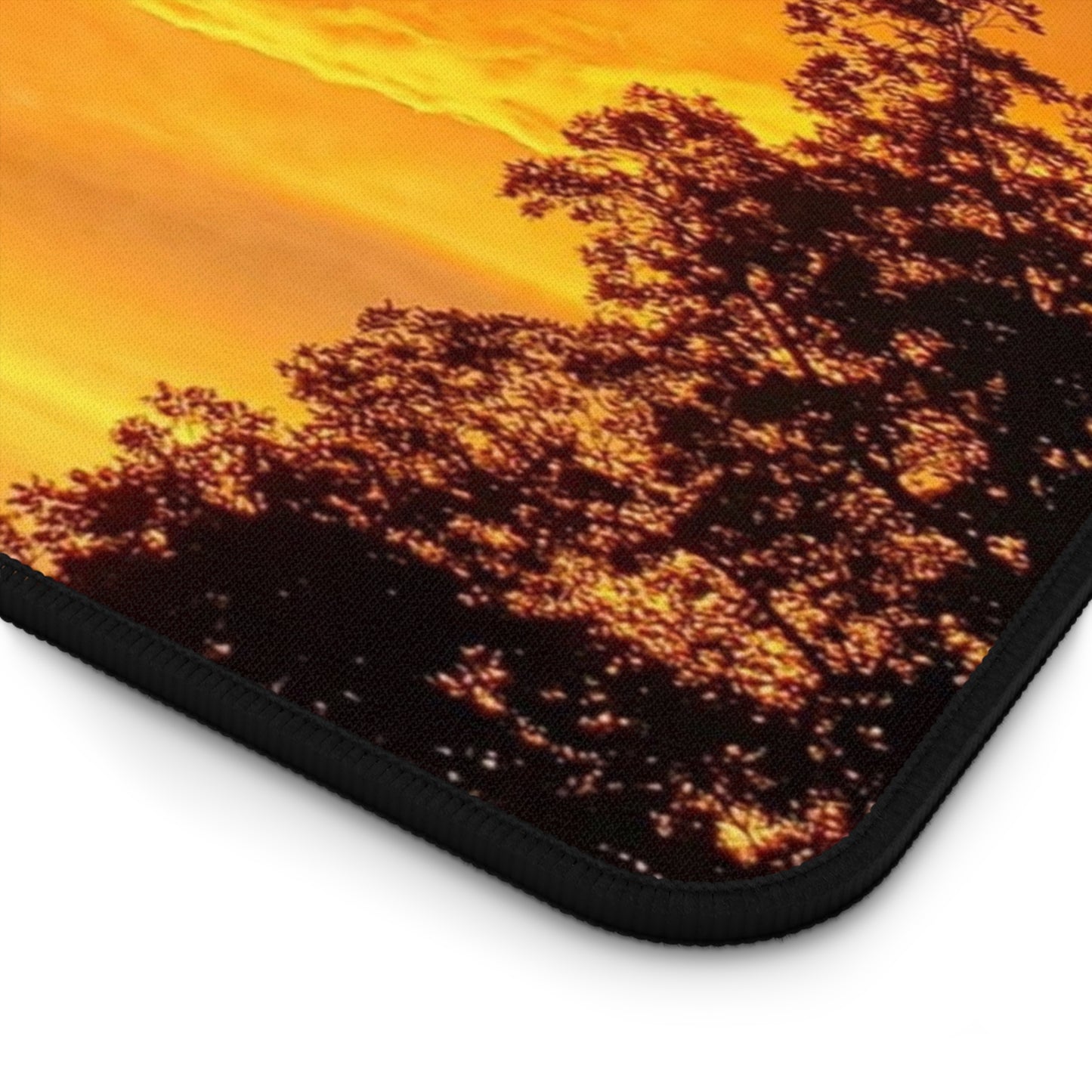 Golden Hour Desk Mat | Golden Sky Mouse Pad Desk Pad | Photos by Phae